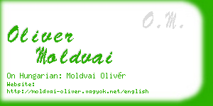 oliver moldvai business card